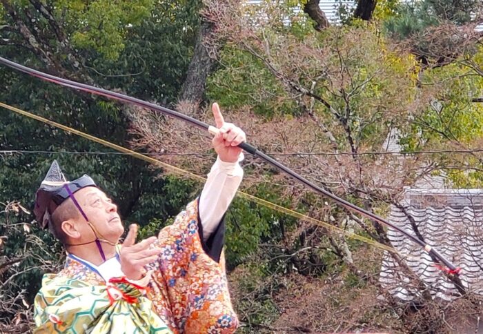 京都「蘆山寺」節分・追儺師・法弓