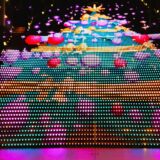 京都駅大階段クリスマスイルミネーション