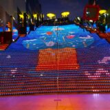 京都駅大階段グラフィカルイルミネーション・クリスマス